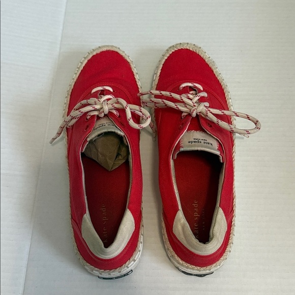 Kate Spade New York - Women's Boat Party Espadrille Sneakers - Coral Rose - 10 - Picture 4 of 9